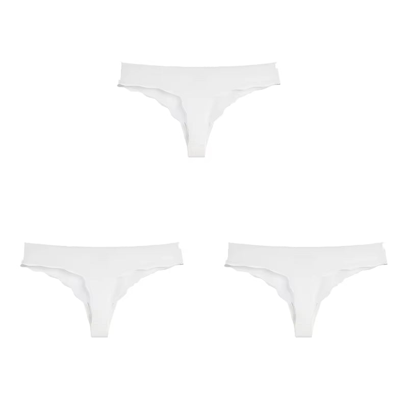 Women Panties Set Sexy Lingerie 3Pcs G String Thongs Bow Solid Intimates Female Underwear Cotton Briefs Panties Sets