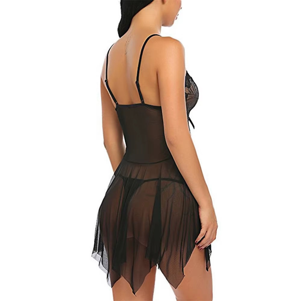 Summer Women Sexy plus Size Babydoll Nightdress Chemise Blind Fold Sensual Mujer Sexy Lingerie Pornos Suit
